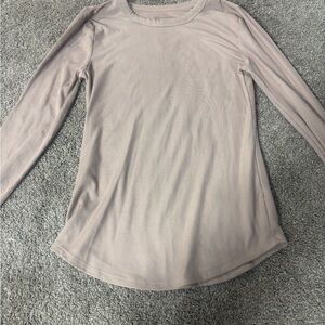 Women's Long Sleeve Top - Light Pink